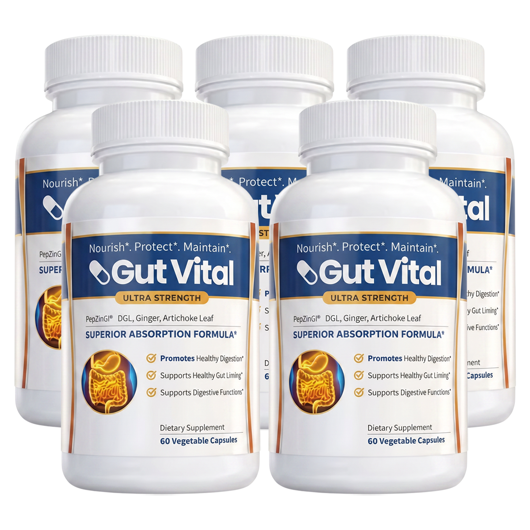 Gut Vital™ Supplement | Restores Calm Digestion And Stops Acid Reflux