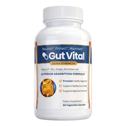Gut Vital™ Supplement | Restores Calm Digestion And Stops Acid Reflux