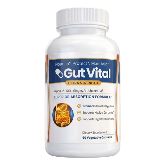 Gut Vital™ Supplement | Restores Calm Digestion And Stops Acid Reflux