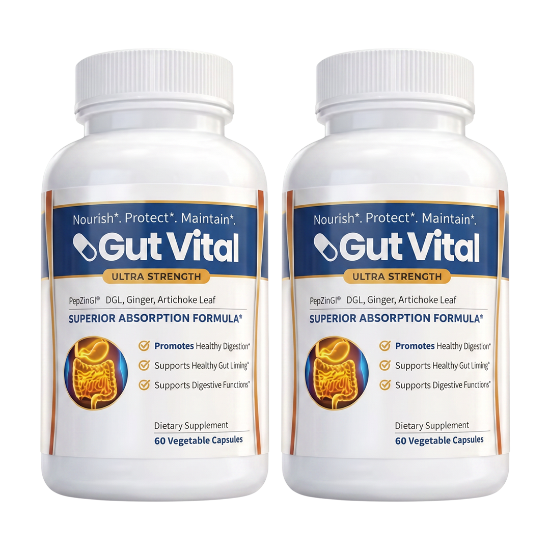 Gut Vital™ Supplement | Restores Calm Digestion And Stops Acid Reflux