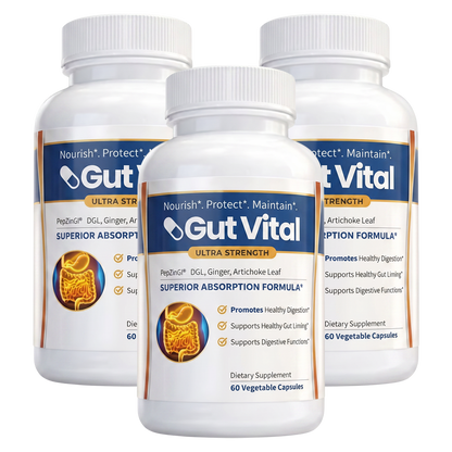Gut Vital™ Supplement | Restores Calm Digestion And Stops Acid Reflux