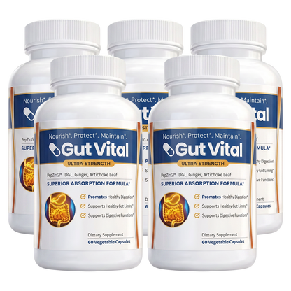 Gut Vital™ Supplement | Restores Calm Digestion And Stops Acid Reflux