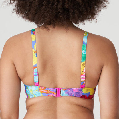 Sazan Full Cup Bikini Top - Blue Bloom