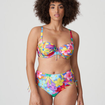 Sazan Full Cup Bikini Top - Blue Bloom